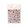 Adesivos Tomoni para Nail Art Metálica DIY Populares Doce Gelo Transparente Adesivos para Unhas Rosa Morango Joia Adesivos Nail Art