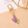 Cordão de Celular com Pingente de Flores em Vaso Estilo Floresta Metal Drip Oil para Celular, Pen Drive, Fone de Ouvido Antiperda Pingente Criativo Pequeno Presente