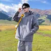 Chaqueta de Asalto para Exteriores Tres en Uno Nasa para Hombre Primavera y Otoño 2025 Nueva Impermeable Cortavientos de Montañismo Chaqueta de Trabajo