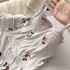 Camisola Acolchada Popular para Pijamas de Mujer, Pantalón Corto y Camiseta sin Mangas, Conjunto Ligero de Dos Piezas para Estar en Casa, Tejido tipo Algodón 100% Puro