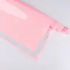 Ropa Floral Papel de Envoltura de Flores Impermeable, Marco Simple de Luna Hielo Agua Borde de Película Opp, Materiales de Empaque de Película de Gelatina Semitransparente ¡Ahora Disponibles!