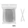 Removedor de Esmalte de Uñas Portátil Varilla de Cristal Taladro de Punto Herramienta de Doble Punta Plana y Puntiaguda Kit de Herramientas para Recoger Pegamento y Arte de Uñas
