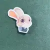 Insignia de Acrílico de Zootopia Dibujos Animados Judy Nick Perezoso Relámpago Pin Accesorio Decoración para Bolsa