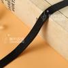 Fabricante en stock ropa interior sujetador correa de hombro banda antideslizante 1cm nailon negro banda elástica accesorios en stock