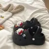 Zuecos de EVA de Venta Caliente para Exteriores que Aumentan la Altura para la Temporada de Regreso a Clases, Sandalias Cerradas Elegantes y Modernas para Playa, Antideslizantes y Transpirables para Mujer