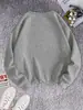 Sudadera Gráfica de Mujer 2025 Europea y Americana Transfronteriza - Suéter de Punto Casual con Cuello Redondo Adecuado para las Temporadas de Otoño e Invierno
