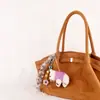 Pingente de Bolsa Porquinho de Feltro de Lã Nepalesa Chaveiro de Carro Tecido à Mão Presente para Casal Pingente de Bolsa Atacado