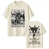 Camiseta de Rapper Chris Brown Breezy Bowl Xx Tour 2025, Moda Hip-Hop para Hombre y Mujer