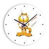 Reloj de dibujos animados lindo de Garfield, moda para sala de estar, personalidad creativa, habitación de niños, dormitorio del hogar, reloj de pared