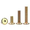 Tornillos de Hierro Galvanizado Cabeza Plana Borde Biselado, Tornillos de Acero Inoxidable 304 Cabeza Plana Redonda Borde Biselado Hexagonal Allen, Pernos para Muebles