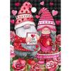 2024 Nuevo Pintura de Diamantes 5D DIY Diamante Redondo Diamante Completo Gnomo Navideño Hecho a Mano Bordado de Diamantes Pintura Decorativa Transfronteriza