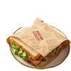 Papel Envoltorio para Sándwiches, Caja Desechable para Empaque de Sándwiches, Hamburguesas, Bolas de Arroz, Bolsa de Papel para Hotcakes Fritos