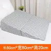 Colchón inclinado anti-reflujo gastroesofágico almohada cojín para reflujo ácido acidez estomacal para cuidado de personas mayores mujeres embarazadas cojín de almohada triangular