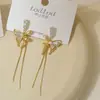 Brincos de Borboleta com Franjas para Mulheres, Luxo Leve, Exquisitos, Galvanoplastia Ecológica, Atacado de Joias Yiwu, Brincos Ecológicos