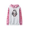 Amazon Anime Demon Slayer Ghost Blade Estampado Sudadera con Capucha Color Contraste Pareja Suelta Casual