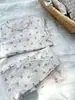 Conjunto de Roupa Térmica Infantil Outono 2026 para Meninos e Meninas, Estilo Coreano Algodão Lycra Gola Redonda Manga Longa Conjunto de Pijama