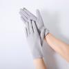 Verano Transfronterizo Nuevo Guantes de Algodón para Mujer Antideslizantes Transpirables Protección Solar para Montar Conducir Protección UV Pantalla Táctil Delgados