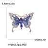 Versión coreana de broche de mariposa con esmalte de diamante de aleación de alta calidad, accesorio de moda para cárdigan, abrigo y prenda.