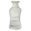 Botella de aromaterapia de vidrio creativo 150ml botella de vidrio transparente botella de aromaterapia vacía decoración de interior botella difusora tapón de silicona