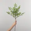 Planta nandina artificial de alta qualidade, novos acessórios florais de plantas verdes artificiais estilo chinês, adereços para paisagismo de ambientes modelo