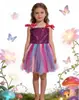 Roupas Infantis Transfronteiriças, Vestido para Festa de 1º Aniversário de Menina, Vestido de Daminha de Casamento Europeu e Americano, Vestido de Princesa para Menininha