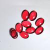 Material diy acessórios de grampo de cabelo antigo Hanfu anel oval superfície esmalte colorido contas vintage cor de gelatina