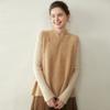 Colete de Cashmere Estilo Chinês Outono e Inverno Novo Top Feminino de Gola Alta com Botões Sem Mangas Colete Solto