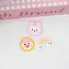 Série de Animais Pequenos Cola Macia Patch DIY Acessórios de Resina Capa de Celular Furo Fivela de Sapato Adesivo Estéreo para Copo de Água Adesivo 3D