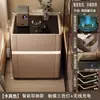 Mesita de noche inteligente, mueble de almacenamiento seguro integrado de uso doméstico moderno, multifuncional, simple, carga inalámbrica, armario de mesita de noche para dormitorio