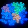 Cuentas redondas Mabei luminosas de 16 mm, color arcoíris, color sol, material para pulsera DIY, color polvo de cebolla, agujero recto, accesorios de joyería