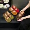 Zapatos Individuales Suaves Estilo Retro Francés para Mujer 2026 Principios de Otoño Nuevos Zapatos Planos Temperamento para Ir al Trabajo Zapatos Mary Jane con Velcro