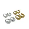 Diseño de Nicho Exquisitos Pendientes Redondos de Estrella de Ocho Puntas con Circonita Estilo Retro Francés Simples Versátiles Elegantes Pendientes para Mujer