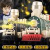 3117A Trem a Vapor Clássico Elétrico Transfronteiriço Sem Luz Elétrica Música Trilho Vagão Trem de Brinquedo Infantil