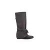 Botas de Piel Genuina Dos Versiones Punto Maillard Puntiagudas con Cordones Arrugadas Apiladas Botines Cortos de Moda Retro Individuales Botas de Caballero