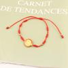 Amazon Mais Vendido Transfronteiriço Pulseira de São Bento Tecida com Cordão Vermelho Oração Religiosa Pulseira de Nossa Senhora em estoque Fornecimento Direto