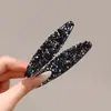 Mini Presilha de Cabelo Brilhante de Luxo com Strass, Presilha Lateral para Franja, Linda Presilha para Meninas, Presilha Jacaré