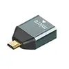 Adaptador Micro HDMI Macho para HDMI Fêmea 4K Alta Definição Minihdmi Tela Portátil TV Câmera Adaptador