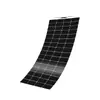 Placa de Carregador Solar para Carro Semi-flexível 12V Telhado de Carro de RV Carregamento de Bateria ETFE Geração de Energia Fotovoltaica Placa Macia