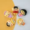 Lindos Accesorios de Resina de Anime Crayon Shin-Chan Material para Diadema Hecho a Mano Creativo Accesorios para el Cabello Parche para Funda de Teléfono Móvil