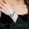Pulsera de Serpiente Diseño de Nicho Estilo Oscuro Pulsera Personalizada Calle Hip Hop Estilo Frío Lujo Ligero Pulsera de Serpiente Pulsera de Moda