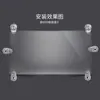 Soporte Fijo de Vidrio Espejo Personalizado Clip para Espejo de Baño Hebilla Fija Soporte de Espejo Clip Fijo Clip de Vidrio Hebilla de Espejo de Vidrio
