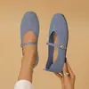 Zapatos de Mamá 2026 Verano Nuevos Transfronterizos Suela Suave Transpirables Zapatos de Mujer Cómodos para Mujeres de Mediana Edad Huecos Boca Baja Planos Versátiles