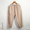 2022 novo estilo chinês masculino vintage cor sólida linho moda masculina calças casuais perna larga calças masculinas fábrica atacado