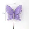 Decoraciones Populares de Mariposas Navideñas Venta Caliente Transfronteriza Mariposas Simuladas Tridimensionales Accesorios para Árbol de Navidad Decoraciones Navideñas