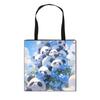 Nova Bolsa Transversal Panda Estudante de Grande Capacidade Bolsa de Ombro Dobrável Bolsa de Compras Tendência ao Ar Livre Bolsa Leve para o Dia a Dia Atacado