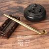 Cachimbo de Metal, Cachimbo Tradicional Antigo de Latão, Cachimbo Portátil para Tabaco e Folhas de Fumar