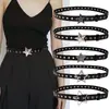 Cinturón Metálico con Hebilla de Estrella Serie Y2K para Mujer Accesorios para Jeans Cinturón para Viajes Diarios