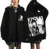 2025 Stray Kids Skz Retorna ao Periférico Harajuku Moletom Estampado com Capuz Solto com Zíper Lote