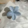 2025 Transfronterizo Nuevo Estilo Frangipani Difuminado Pinza para el Cabello Celebridad de Internet Patrón Fluido Flor Pinza para el Cabello de Gama Alta Elegante Dali