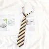 Camisa Uniforme Sin Estudiantes Borgoña jk Corbata para Mujer Estilo Japonés Estilo Preppy Rayas Foto de Graduación Corbata Pequeña para Hombre
